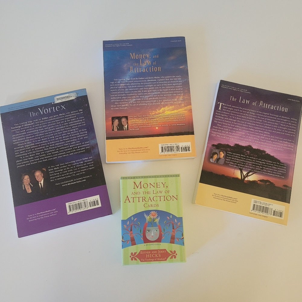 Abraham Hicks Soft Back Books and Affirmation Cards - Picture 2 of 4
